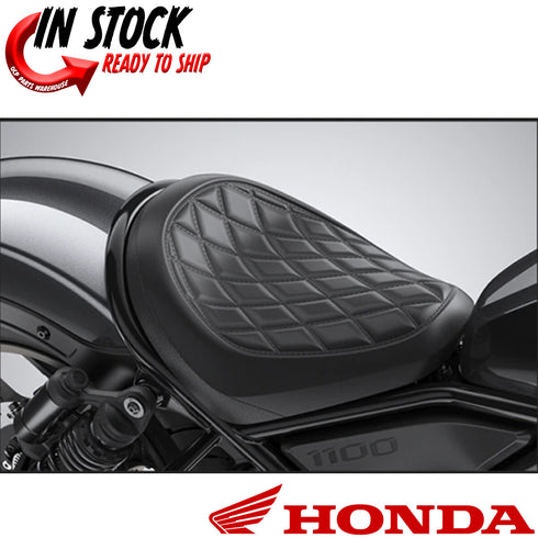 NEW OEM HONDA 2021-24 REBEL 1100 CUSTOM RIDER SEAT (BLACK)  08R75-MLA-A00ZB