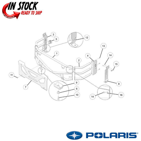 POLARIS BED EXTENDER XPEDITION ADV XP LOCK & RIDE MAX 2890091-458