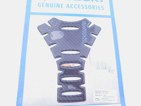 SUZUKI CARBON FIBER FUEL TANK PAD 1999-2021 SUZUKI HAYABUSA GSX1300R NEW OEM