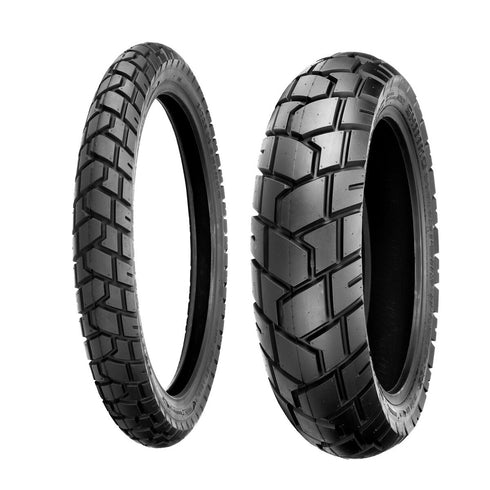 SHINKO 705 TIRE SET DUAL SPORT 110/80-19 140/80-17 FRONT / REAR DOT