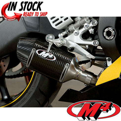 NEW YAMAHA 2006-2020 R6 M4 STREET SLAYER SLIP-ON EXHAUST CARBON MUFFLER