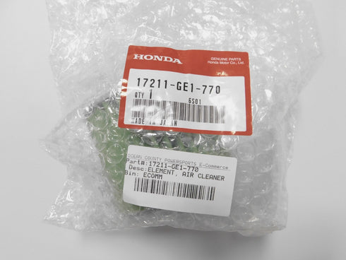 OEM Genuine Honda Air Cleaner Filter Element 1985-2007 Elite 80 CH80 17211-GE1-7