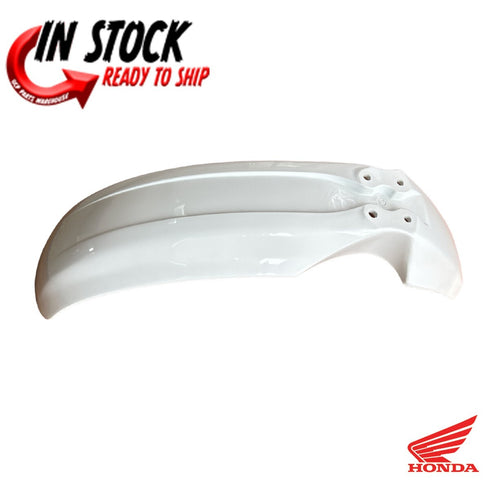HONDA GENUINE FRONT FENDER 1993-2024 XR650 L OEM ROSS WHITE MUD GUARD OEM