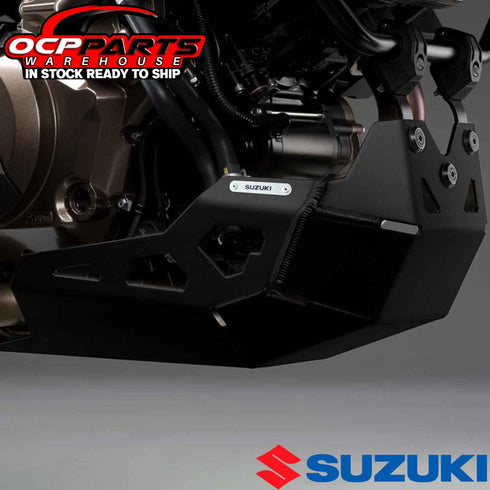NEW 2018 - 2024 GENUINE SUZUKI V-STROM 1000 1050 BLACK ALUMINUM SKID PLATE