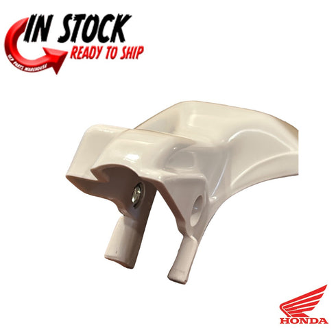 HONDA RIGHT HANDGUARD SPLASH GUARD KNUCKLE 2009-2024 XR650L (ROSS WHITE) OEM