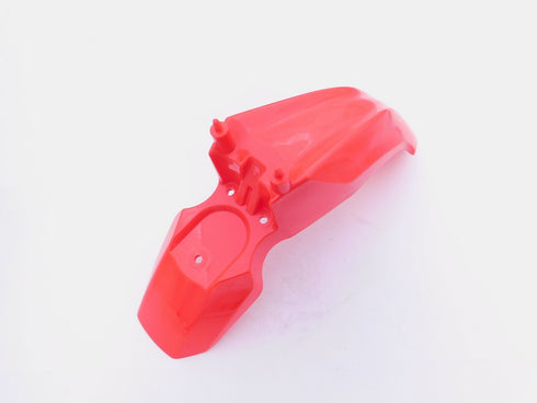 HONDA FRONT FENDER EXTREME RED 2014-2018 CRF125 F/FB GENUINE OEM 61100-K28-910ZA