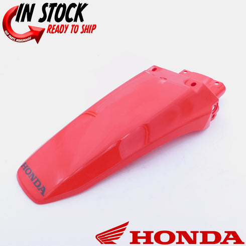 NEW OEM HONDA REAR RED FENDER 2002-2003 XR80 R XR100 R 80101-KN4-A70ZA