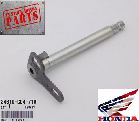 HONDA ENGINE TRANSMISSION SHIFT SHAFT  1985-2007 CR80  CR85  24610-GC4-710