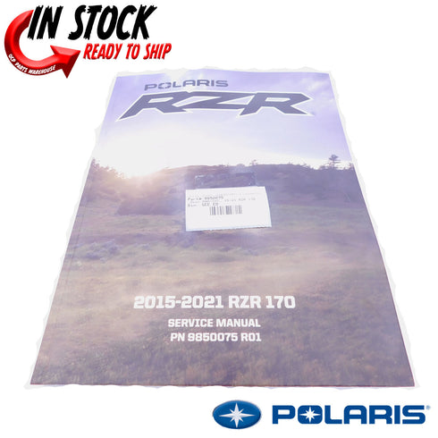 POLARIS SERVICE REPAIR MANUAL BOOK 2015 - 2021 RZR 170 GENUINE OEM AUTHENTIC