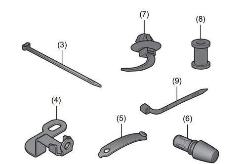 HONDA HEATED GRIPS W/ ATTACHMENT KIT 2025 CB750 HORNET GENUINE OEM