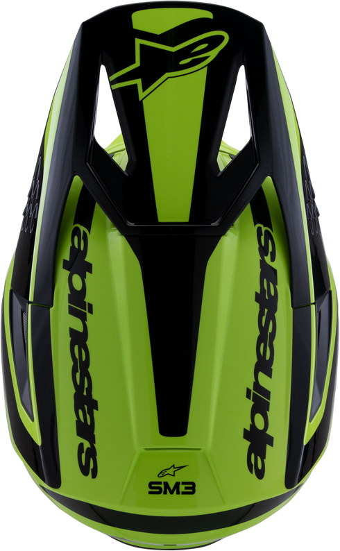 ALPINESTARS Sm3 Heat Helmet Yellow Fluo/Black Glossy Xl - 482-00121X