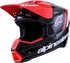 ALPINESTARS Sm3 Radium Helmet Blk/Red Fluo/White Glossy 2x - 482-001822X