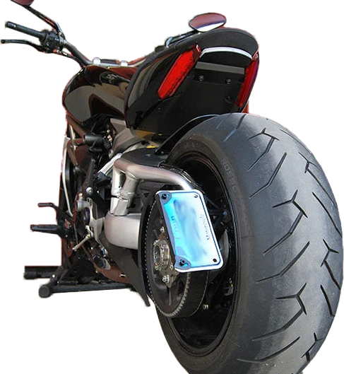 NEW RAGE CYCLES Side Mount License Plate Duc - 565-0226
