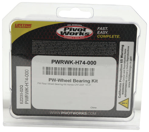PIVOT WORKS Rear Wheel Bearing - 52-02606