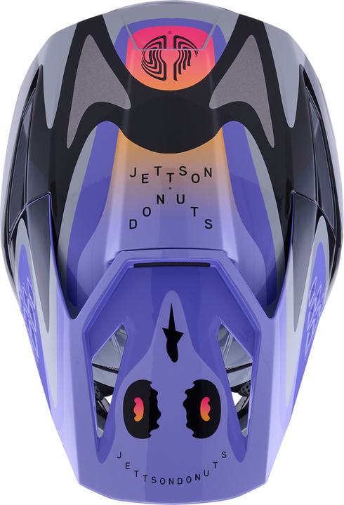 ALPINESTARS Jettson Sm3 Youth Helmet Gry/Purp/Blk Glossy Ys - 482-00194YS