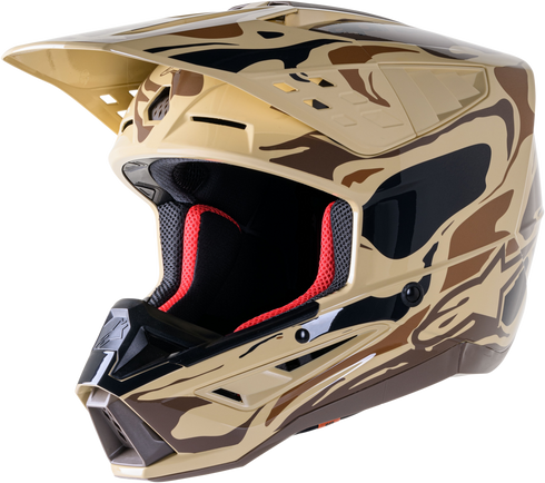 ALPINESTARS S M5 Mineral Helmet Dark Brown/Kangaroo Matte Sm - 482-9235S