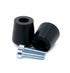 SHOGUN Bar End Sliders Black - 71-1170
