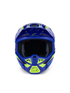 ALPINESTARS Sm7 Deed Helmet Blue/Ylw Fluo Glossy Md - 482-00192M