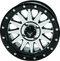 QuadBoss Wagon 14X7 - 5+2 - 4/110 - Black Machined