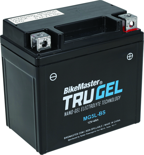 BikeMaster TruGel Battery - MG5L-BS
