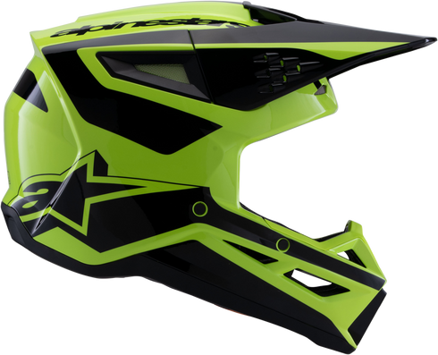 ALPINESTARS Sm3 Heat Helmet Yellow Fluo/Black Glossy Lg - 482-00121L