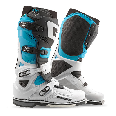 GAERNE Sg 22 Boots Le White/Black/Light Blue 12 - 480-66112