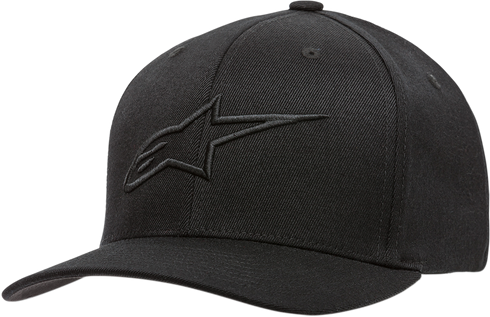 ALPINESTARS ALPINESTARS Ageless Curve Hat - Black/Black - Small/Medium 1017810101010SM - 2501-3098