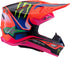 ALPINESTARS S M10 Deegan Helmet Orng Flo/Prpl/Pnk Fluo Lg - 482-00081L