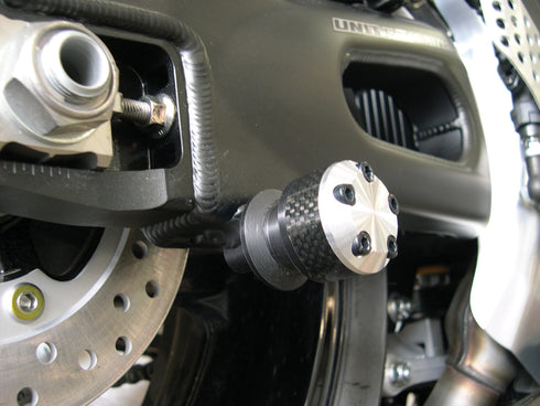 SHOGUN Swingarm Spools Carbon - 71-1028