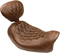 MUSTANG Seat - Wide Tripper™ Solo - with Backrest - Diamond - Brown 79797