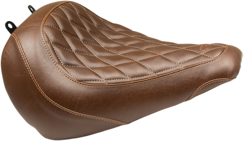 MUSTANG Seat - Wide Tripper™ Solo - without Backrest - Diamond - Brown 83023