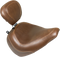 MUSTANG Wide Tripper™ Seat - with Driver's Backrest - Brown 83055