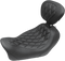 MUSTANG Seat - Wide Tripper™ Solo - with Backrest - Diamond - Black 79799