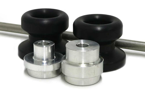Front Axle Sliders Black
