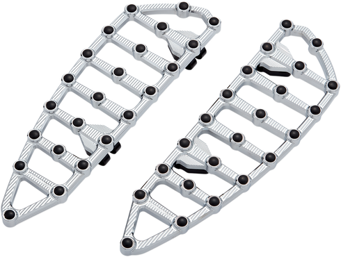 ARLEN NESS MX Driver Floorboards - Chrome 06-890
