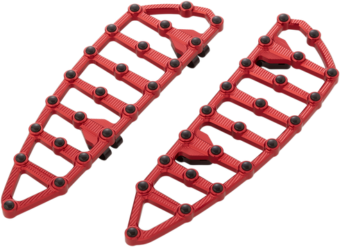 ARLEN NESS MX Driver Floorboards - Red 06-893