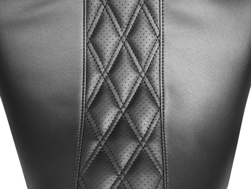 LE PERA Outcast Daddy Long Legs Seat - 2-Up - w/o Backrest - Black w/Black Double Diamond Inlay - FL '08-'22 LK-997DLGT2