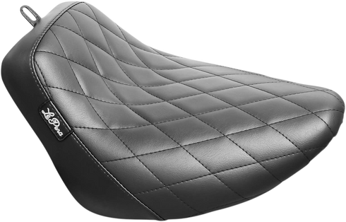 LE PERA Bare Bones Solo Seat - Diamond Stitch - Black - FLSL/FXBB '18-'23 LY-007DM