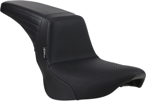 LE PERA Kickflip Seat - Basketweave - Black - Softail '18-'23 LYX-590BW