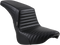 LE PERA Kickflip Seat - Pleated - Black - Softail '18-'23 LYR-590PT