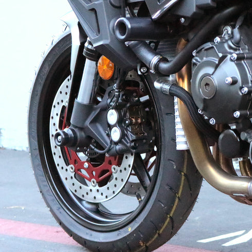 Front Axle Sliders Black