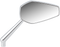 ARLEN NESS Mirror - Mini/Stocker - Side View - Hexagon - Chrome - Right 13-159