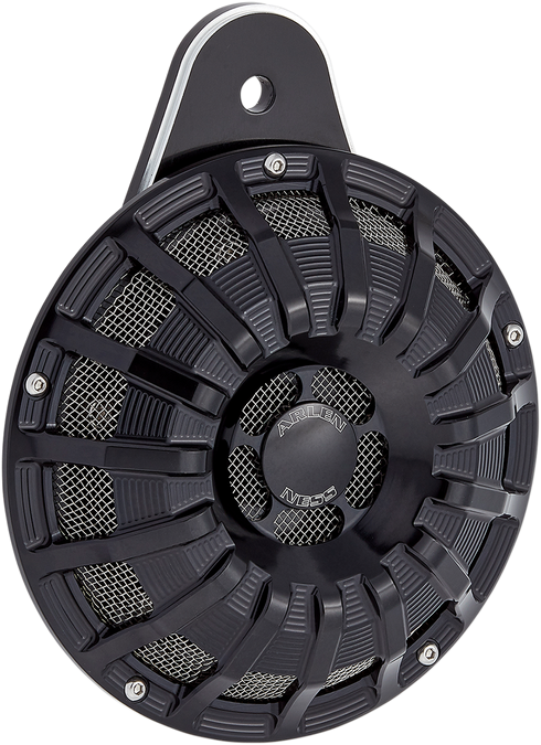 ARLEN NESS Custom Horn - 15 Spoke - Black - Big Twin 70-260
