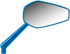 ARLEN NESS Mirror - Mini/Stocker - Side View - Hexagon - Blue - Right 13-153