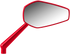 ARLEN NESS Mirror - Mini/Stocker - Side View - Hexagon - Red - Right 13-155