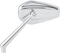 ARLEN NESS Mirror - Mini/Stocker - Side View - Hexagon - Chrome - Left 13-157