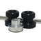 Front Axle Sliders Black