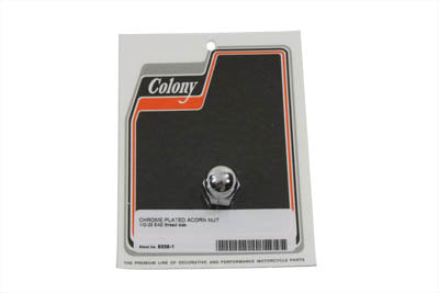Colony Chrome Acorn Nut Fine 1/4 inch-24 HD Thread - 6930-5