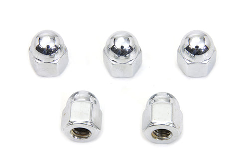 Colony Chrome Acorn Nut 1/4 inch-20 Coarse Thread - 6942-5