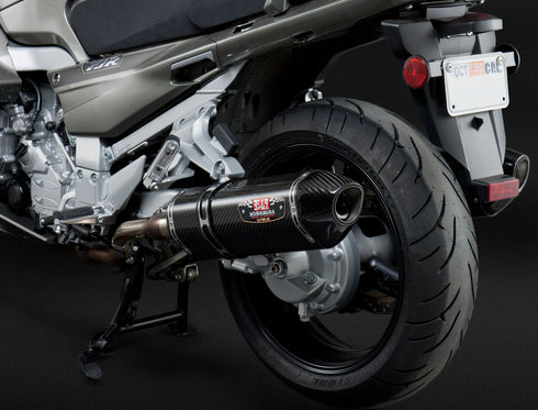 YOSHIMURA Exhaust Signature R 77 Slip On Ss Cf Cf Dual - 960-1562